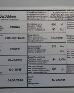 Schaltschrank del Rosario Level unten